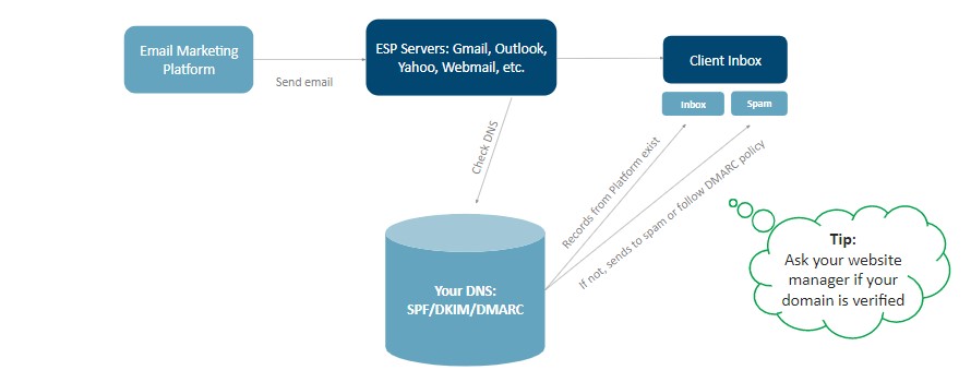 how to avoid the spam folder 